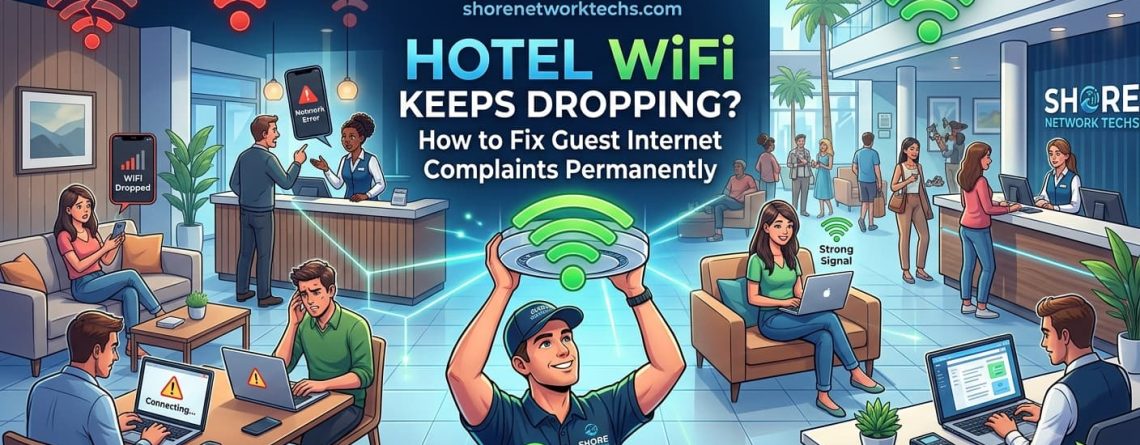 Hotel WiFi Keeps Dropping? How to Fix Guest Internet Complaints Permanently
