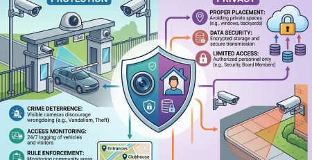 Security Cameras for HOAs and Gated Communities: Navigating Privacy and Protection